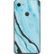 Aqua Blue Marble Ink Google Pixel 3 XL Skin